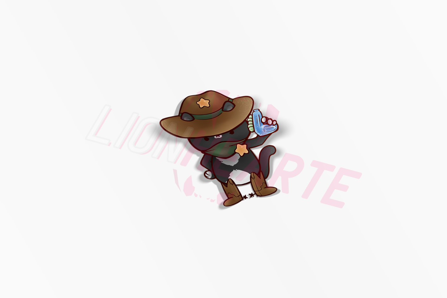 Cowboy Cat Stickers