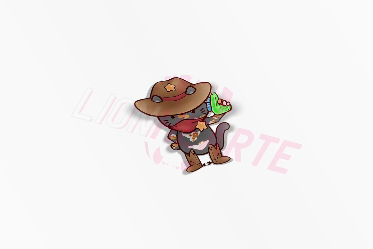 Cowboy Cat Stickers