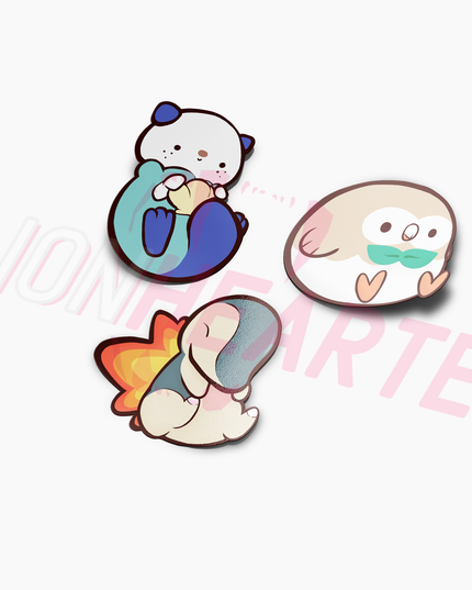 Hisuian Starter Stickers