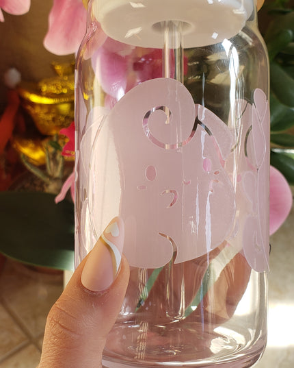 Color Changing Cleffa, Clefairy, Clafable Glass Cup (16 oz)