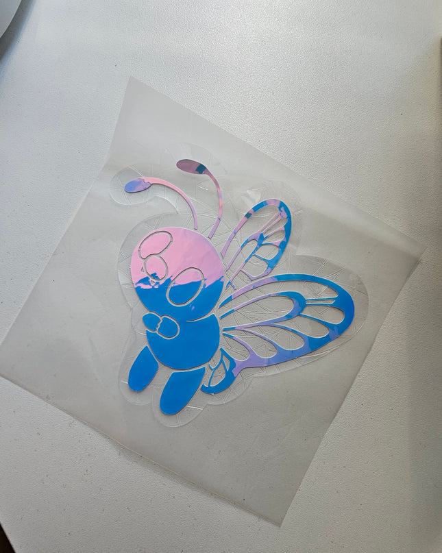 Butterfree Suncatcher Sticker