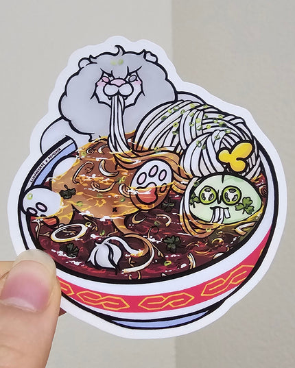 Leo & Pipi Pho Bowl Vinyl Sticker