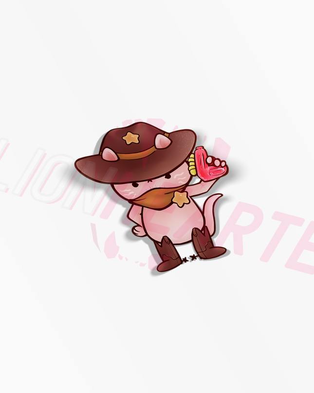 Cowboy Cat Stickers