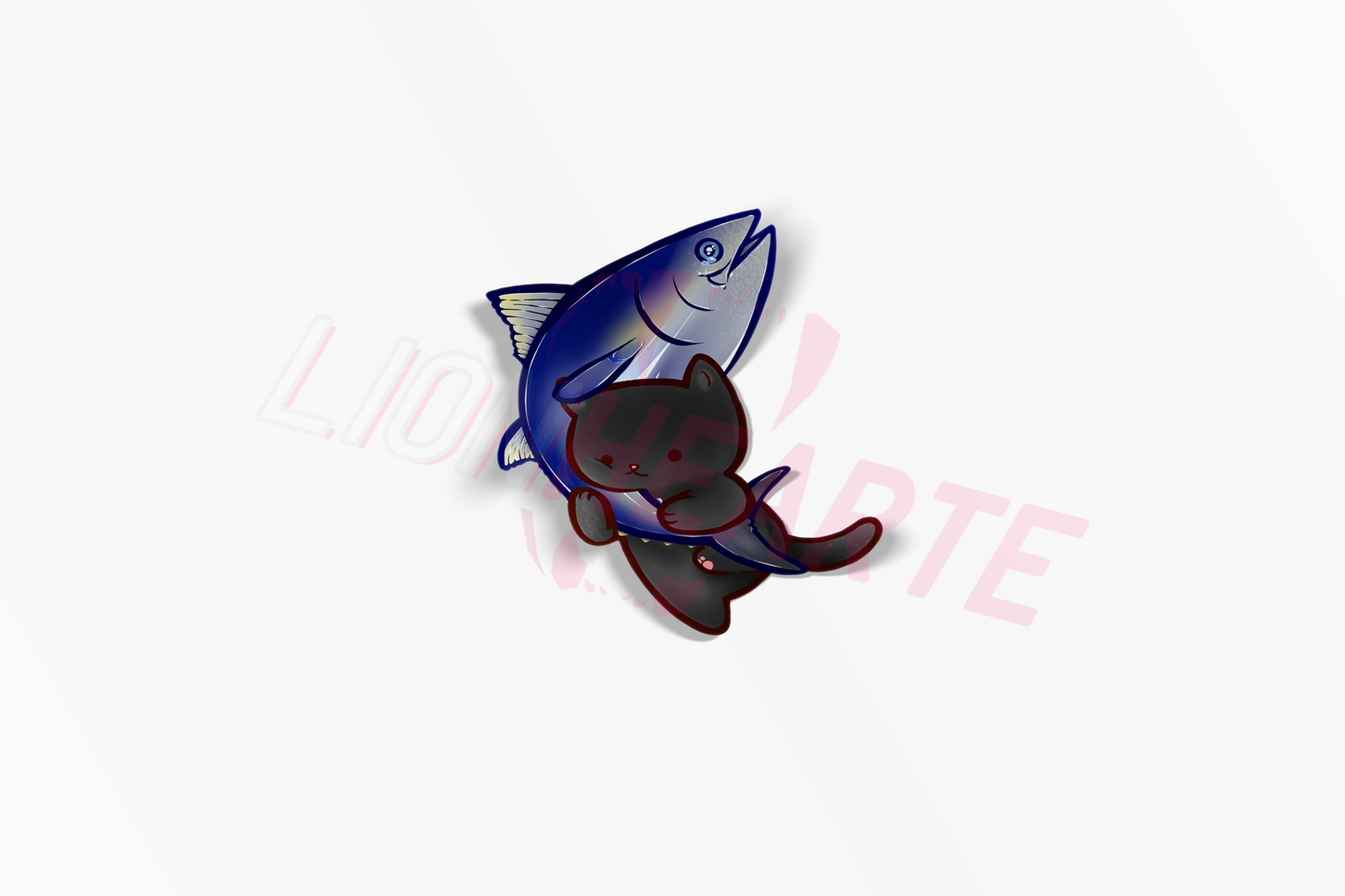 Cat Fish Thief Stickers