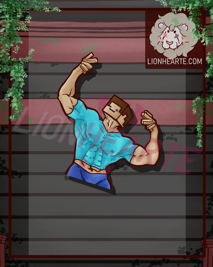 MC Steve Vinyl Sticker