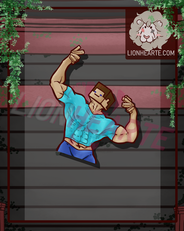 MC Steve Vinyl Sticker