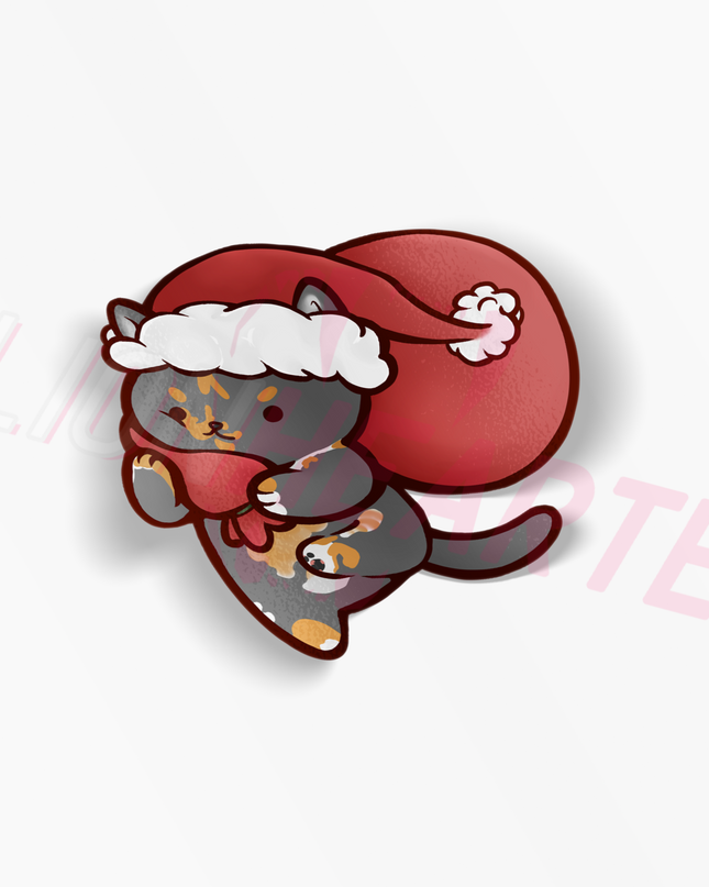 Cat Present Thief Stickers