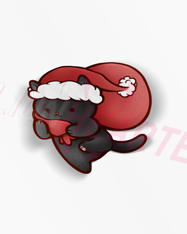 Cat Present Thief Stickers