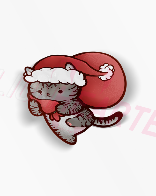 Cat Present Thief Stickers
