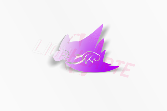 UV Sensitive Haunter Decal Sticker