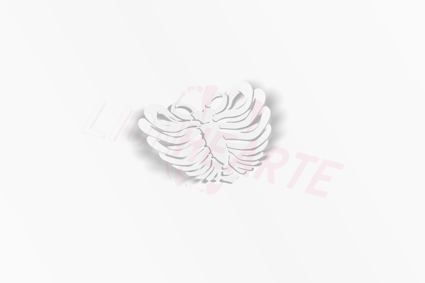 Ribcage Heart Decal