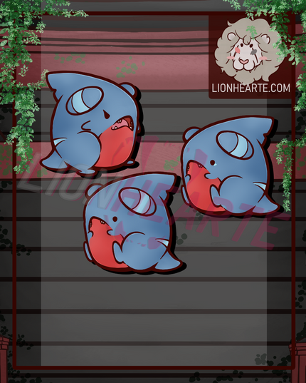 Gible Vinyl Stickers