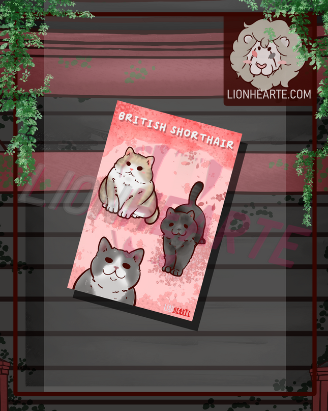 British Shorthair Sticker Sheet