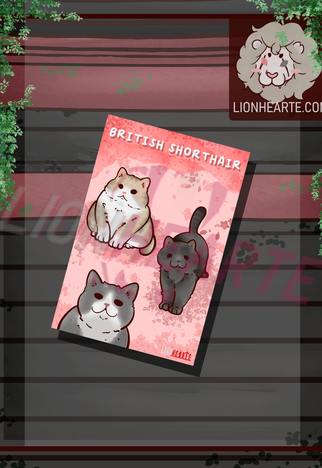 British Shorthair Sticker Sheet