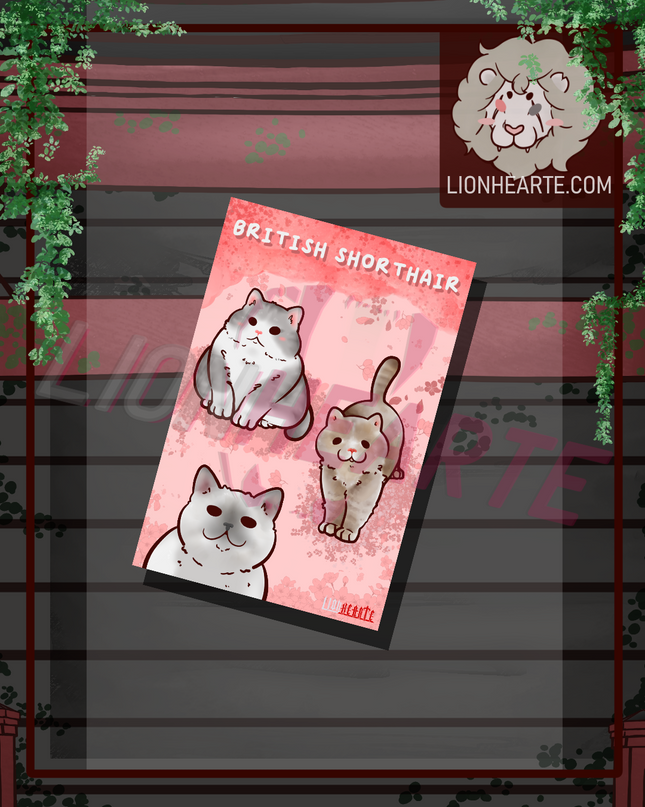 British Shorthair Sticker Sheet