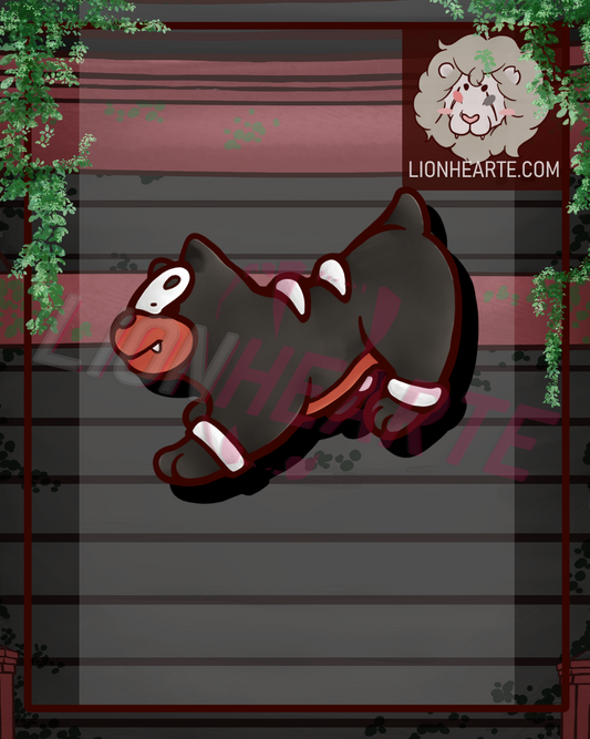 Houndour Vinyl Sticker