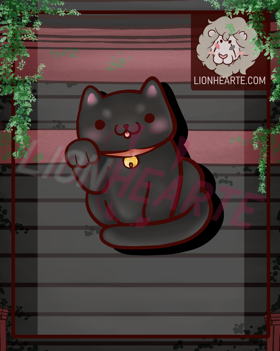 Lucky Cat Vinyl Stickers