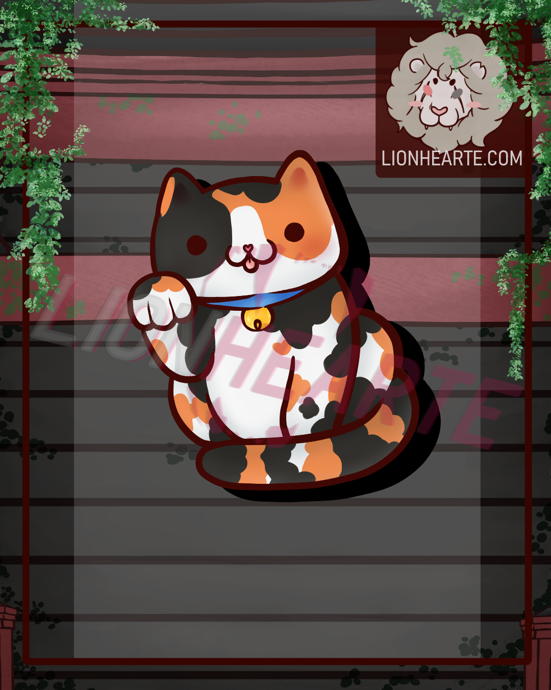 Lucky Cat Vinyl Stickers