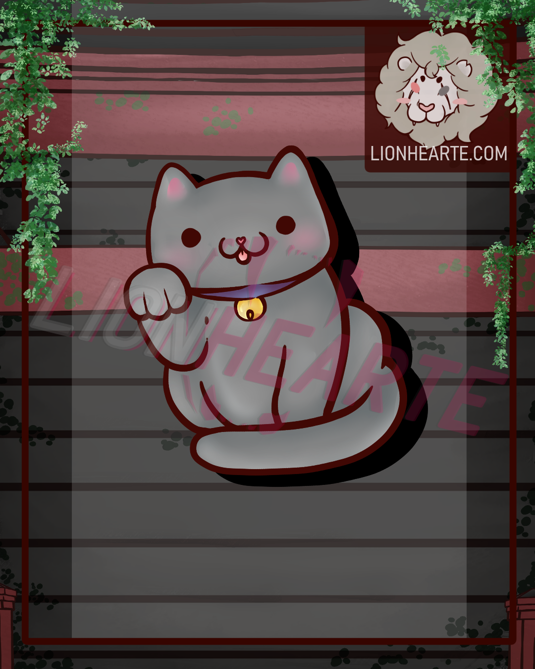 Lucky Cat Vinyl Stickers