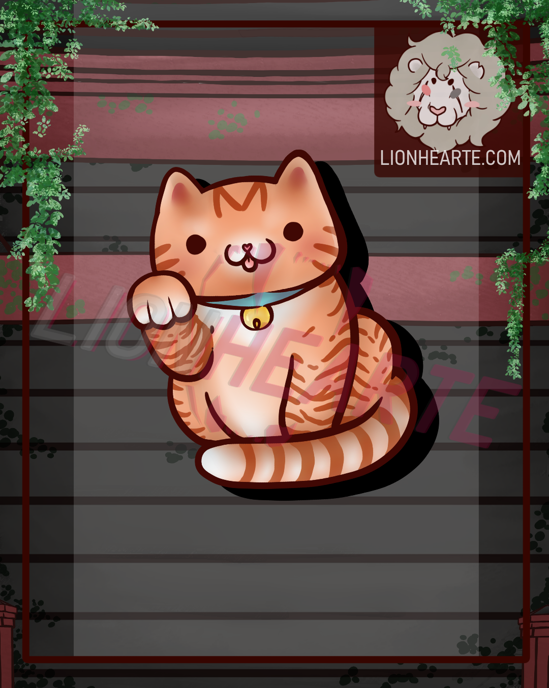 Lucky Cat Vinyl Stickers