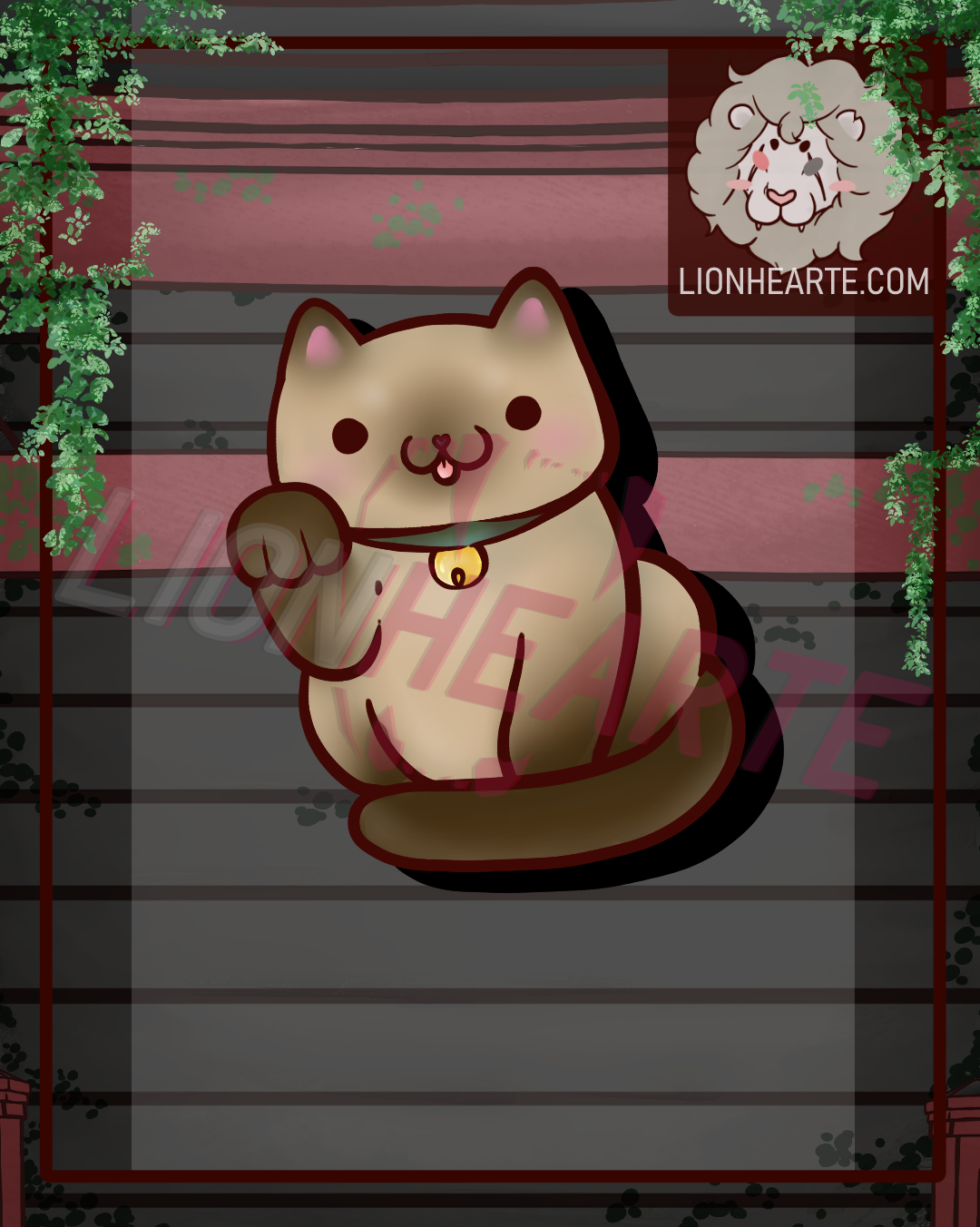 Lucky Cat Vinyl Stickers