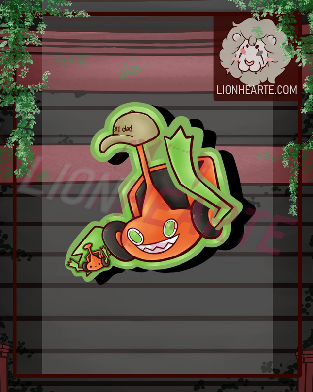 No 1 Dad Mow Rotom Vinyl Sticker