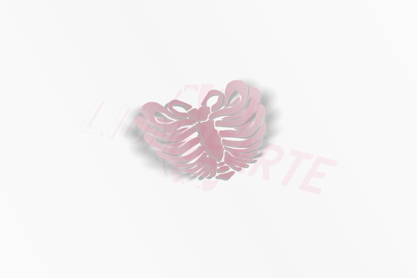 Ribcage Heart Decal