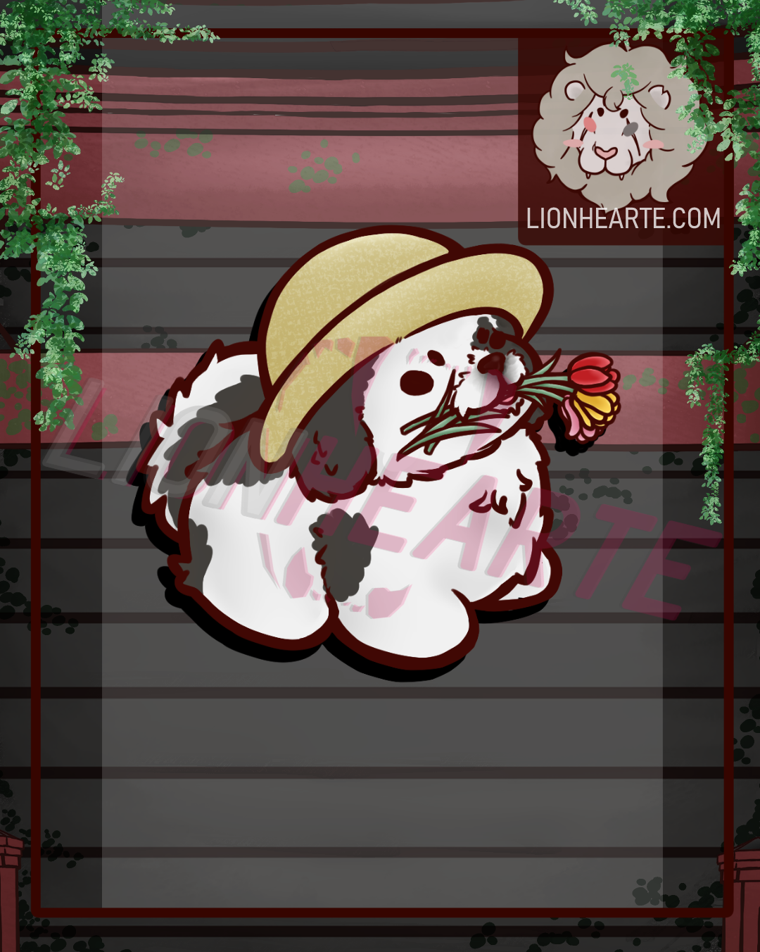 May Flowers Doggo Vinyl Stickers