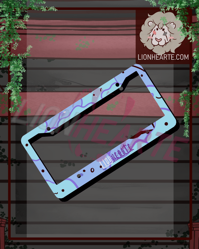 SHINY Ditto Metal License Plate Frame