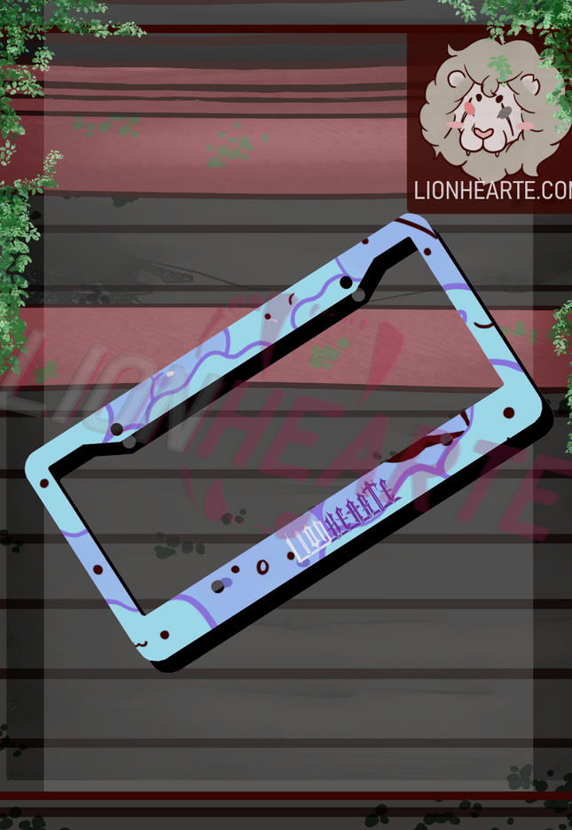 SHINY Ditto Metal License Plate Frame