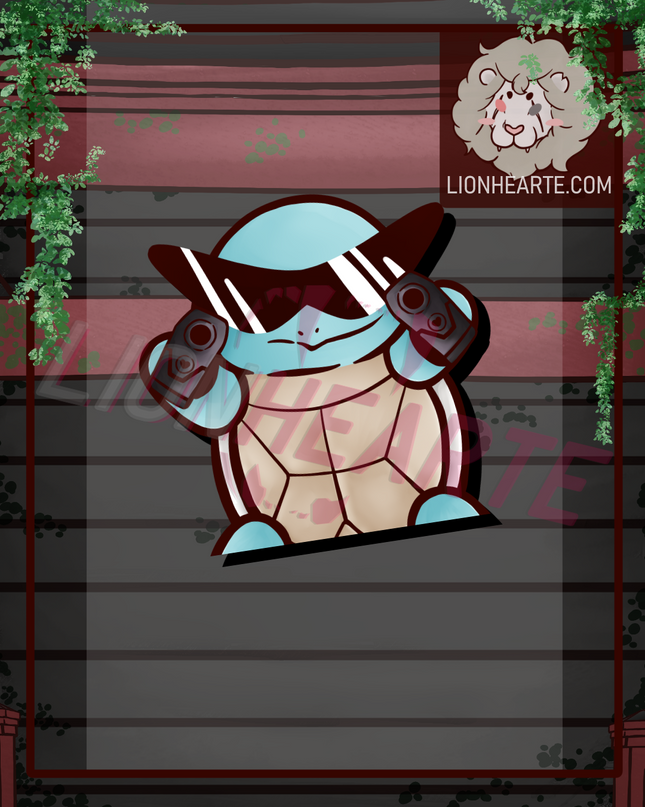 GLOCK Squirtle Vinyl Sticker