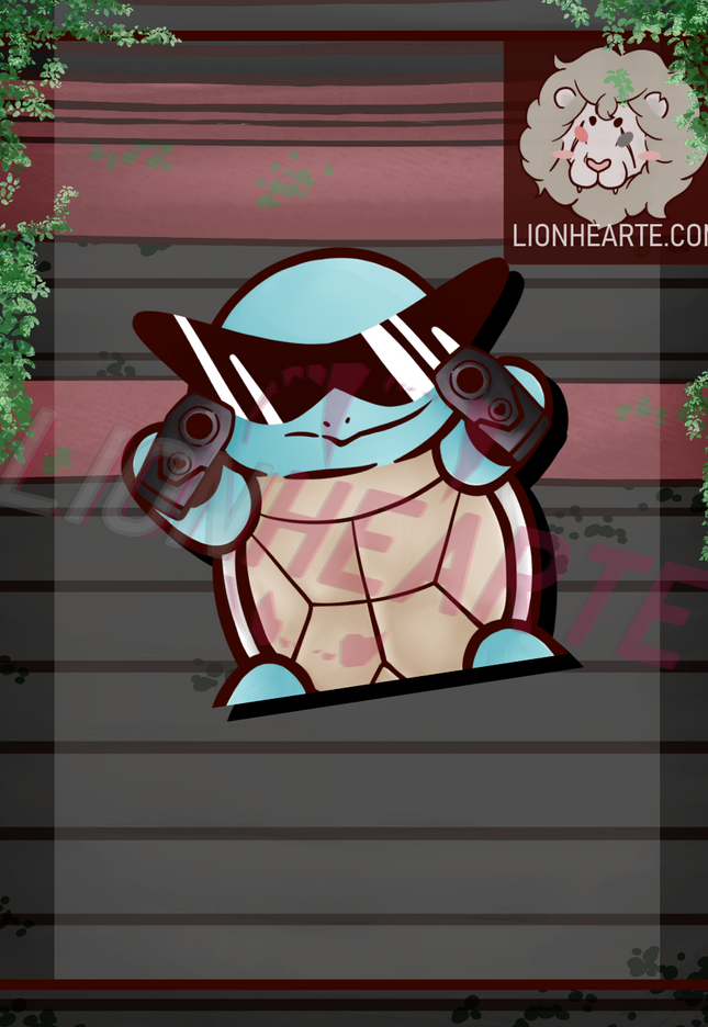 GLOCK Squirtle Vinyl Sticker