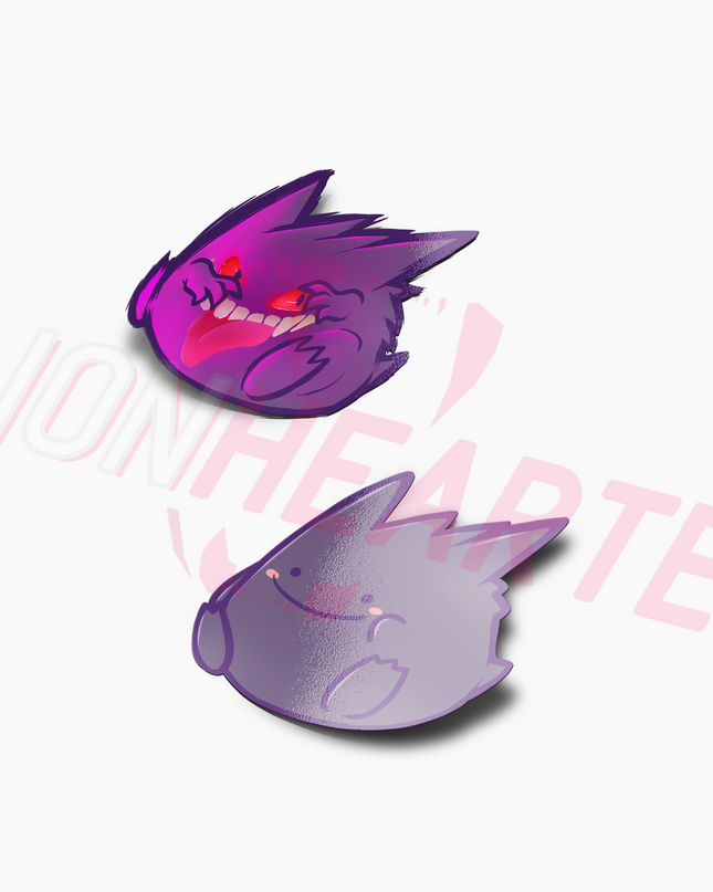 2022 Halloween Gengar Stickers