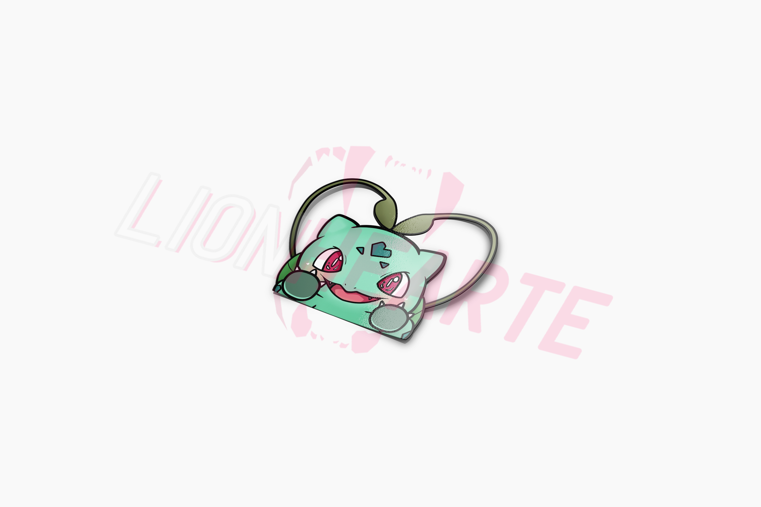 Bulbasaur Hearte Peeker Sticker – Lionhearte