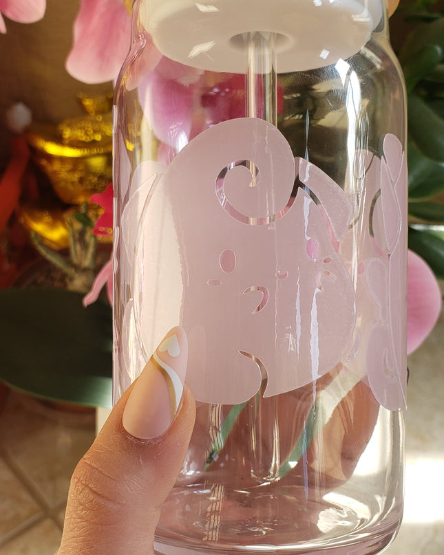 Color Changing Cleffa, Clefairy, Clafable Glass Cup (16 oz)