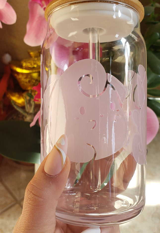 Color Changing Cleffa, Clefairy, Clafable Glass Cup (16 oz)