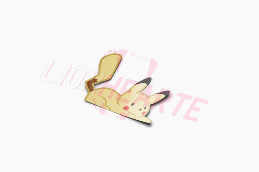 Squatting Pikachu Peeker Sticker
